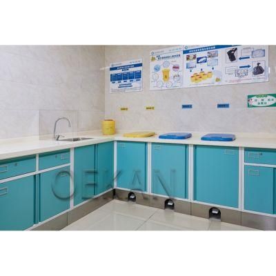 Hf-Tr Cabinet Locker Workstation11 Hospital Waste Storage Cabinet for Contamination Washing Room