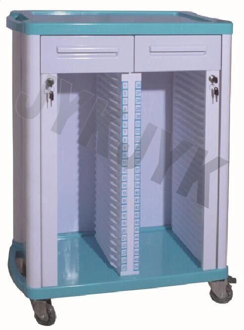 Stainless Steel Cart for Medical Record Holders