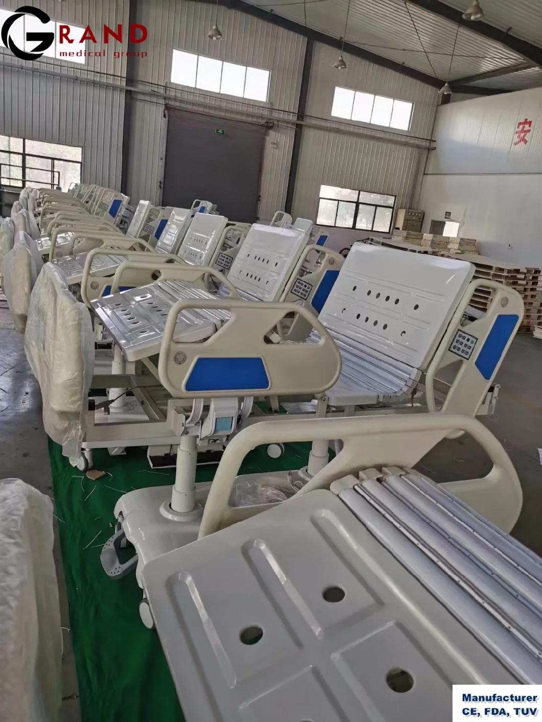 High Quality Hospital Furniture Equipment Lifting Bed ICU Nursing Healthcare Hospital Bed Urology Disabled Clinic Bed Factory Price