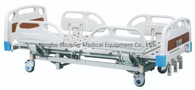 Manufacturer Hospital Manual 3 Cranks Hospital Bed There Functions Medical Equipment Yc-3b